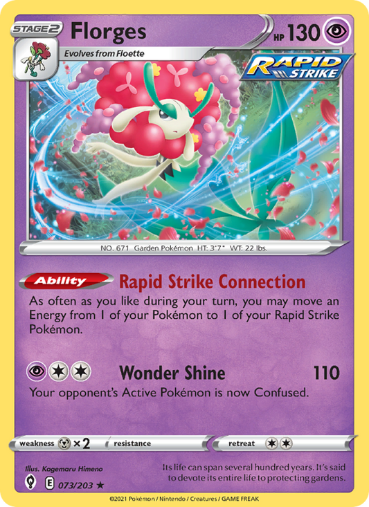 Florges (073/203) Reverse Holo card image