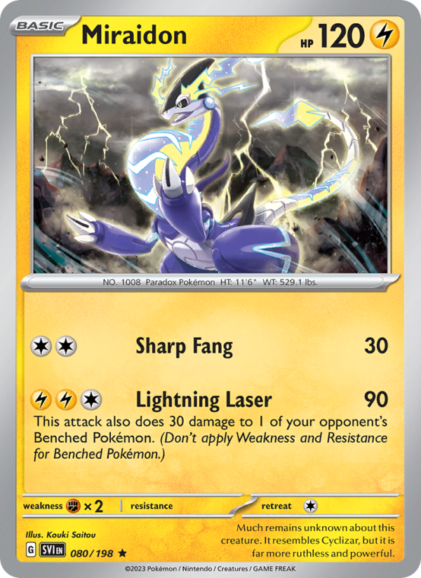 Miraidon (080/198) Holographic card image