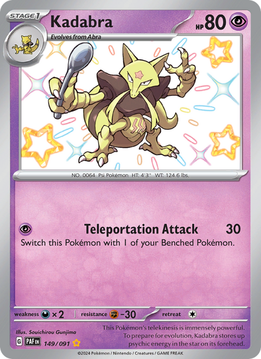 Kadabra (149/91) Holographic card image