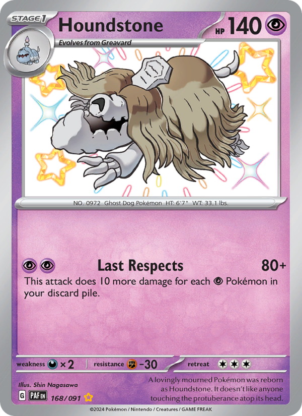 Houndstone (168/91) Holographic card image