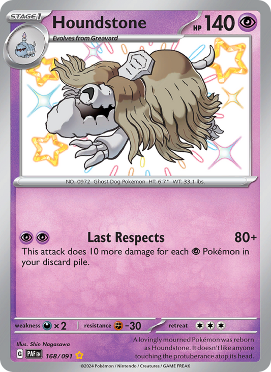 Houndstone (168/91) Holographic card image