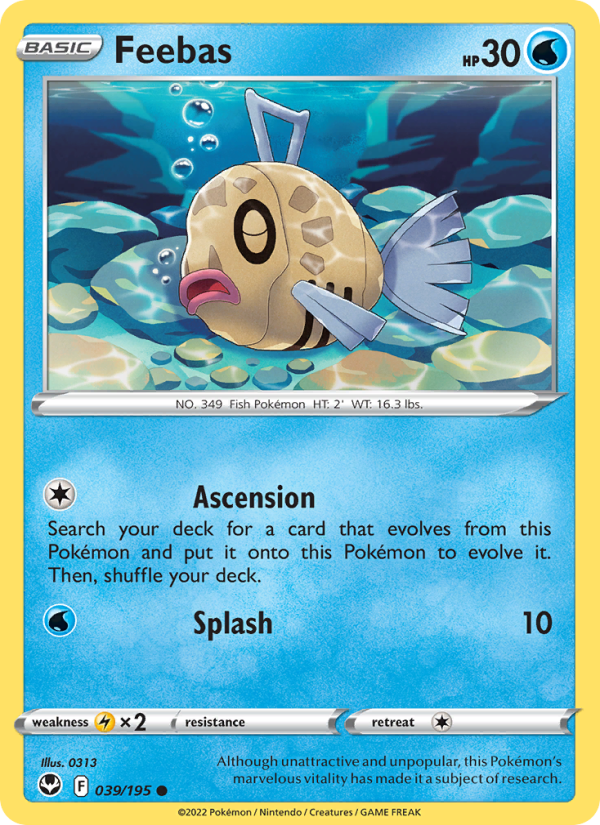 Feebas (039/195) Reverse Holo card image