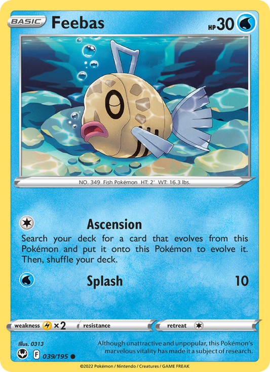 Feebas (039/195) Reverse Holo card image