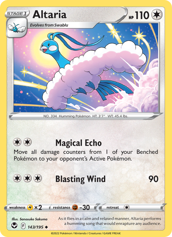 Altaria (143/195) Reverse Holo card image