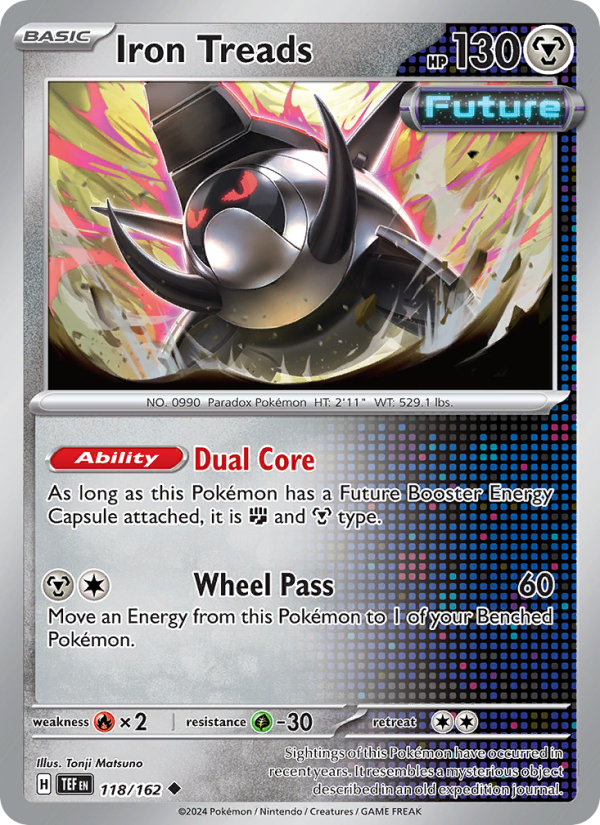 Iron Treads (118/162) Reverse Holo card image