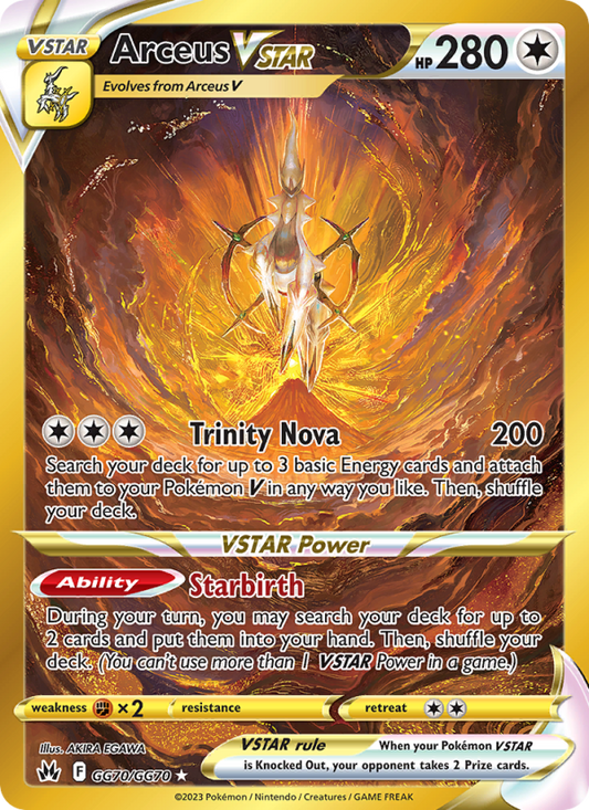 Arceus VSTAR (GG70/159) Holographic card image