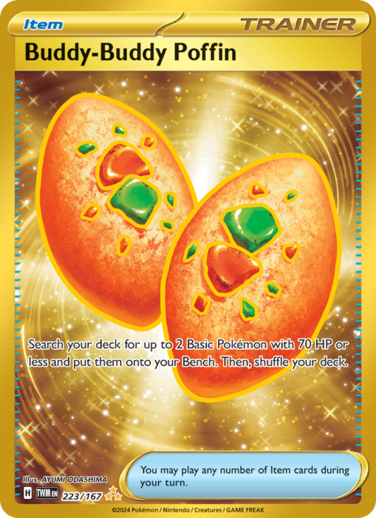 Buddy-Buddy Poffin (223/167) Holographic card image