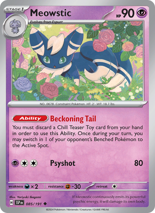 Meowstic (085/191) Reverse Holo card image