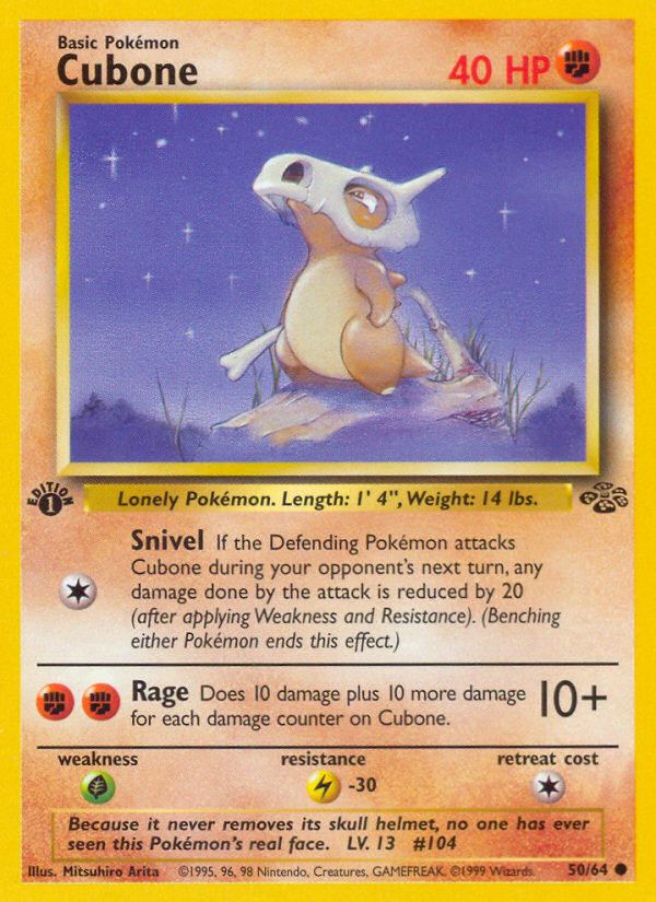 Cubone (050/64) Reverse Holo card image