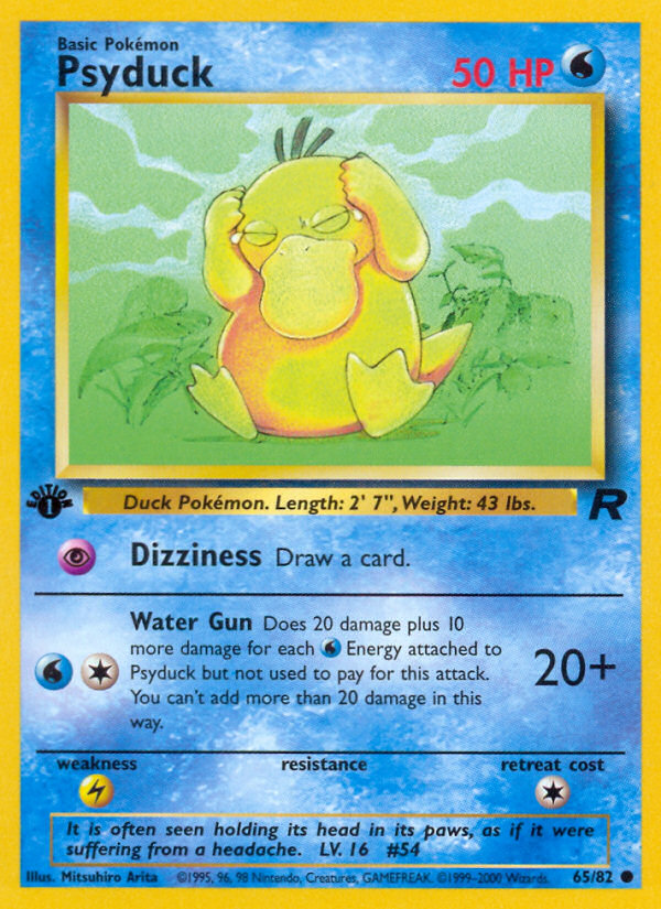 Psyduck (065/82) Reverse Holo card image