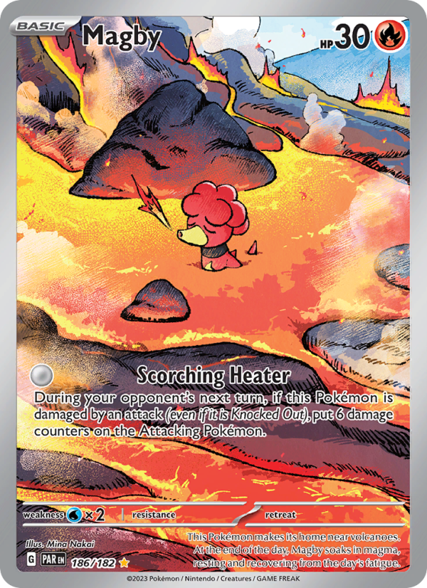 Magby (186/182) Holographic card image