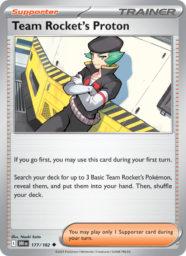 Team Rocket's Proton (177/182) Reverse Holo card image