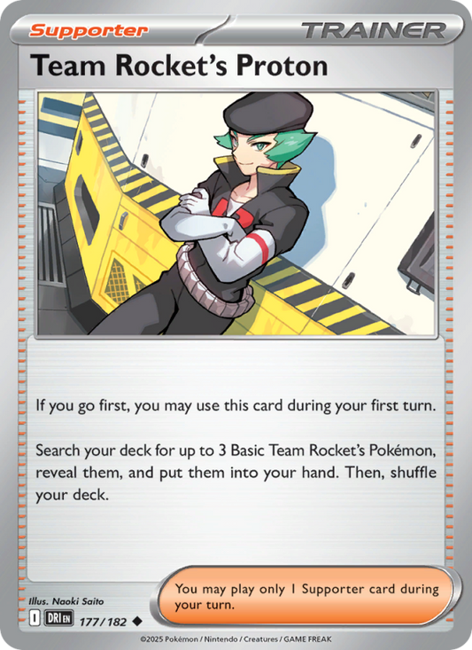 Team Rocket's Proton (177/182) Reverse Holo card image