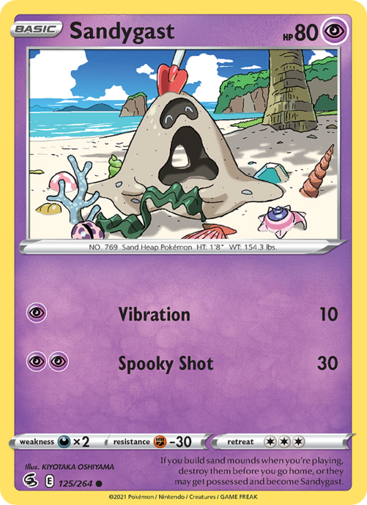 Sandygast (125/264) Reverse Holo card image