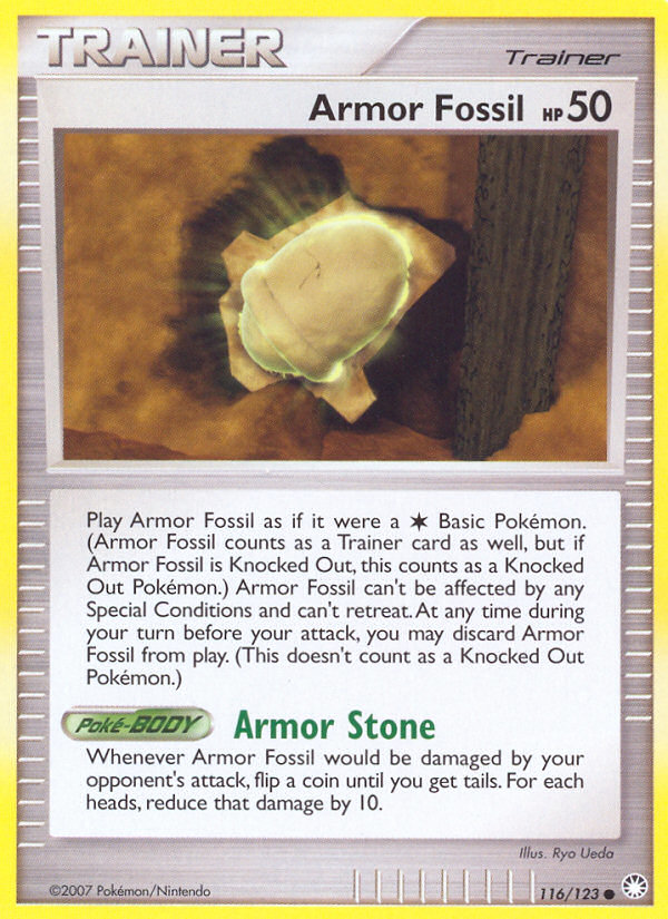 Armor Fossil (116/122) Reverse Holo card image