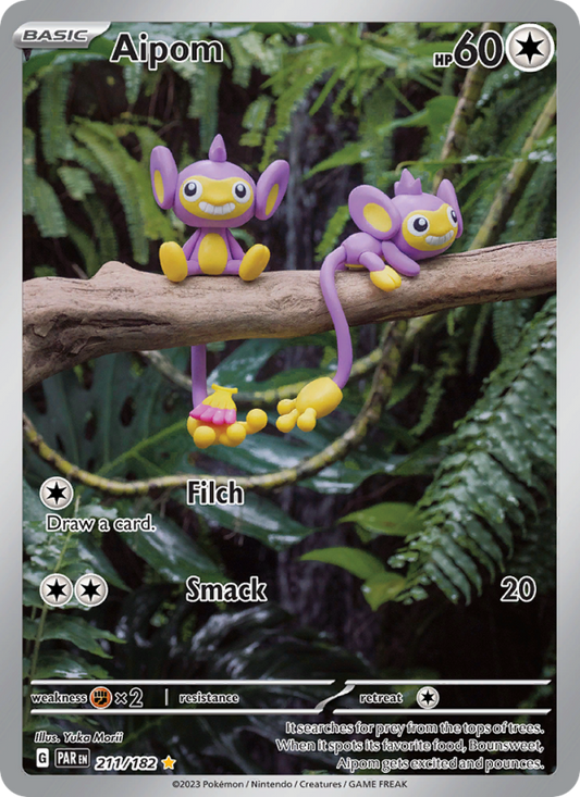 Aipom (211/182) Holographic card image