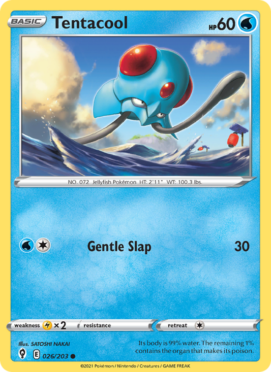 Tentacool (026/203) Reverse Holo card image