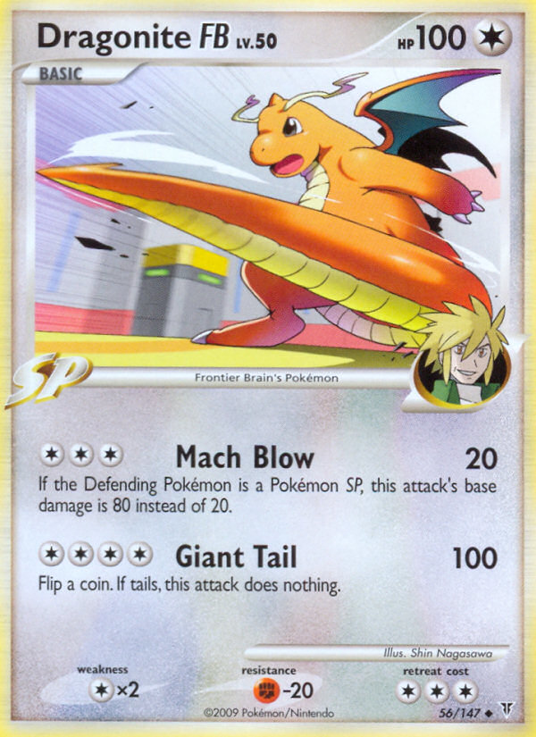Dragonite FB (056/147) Reverse Holo card image