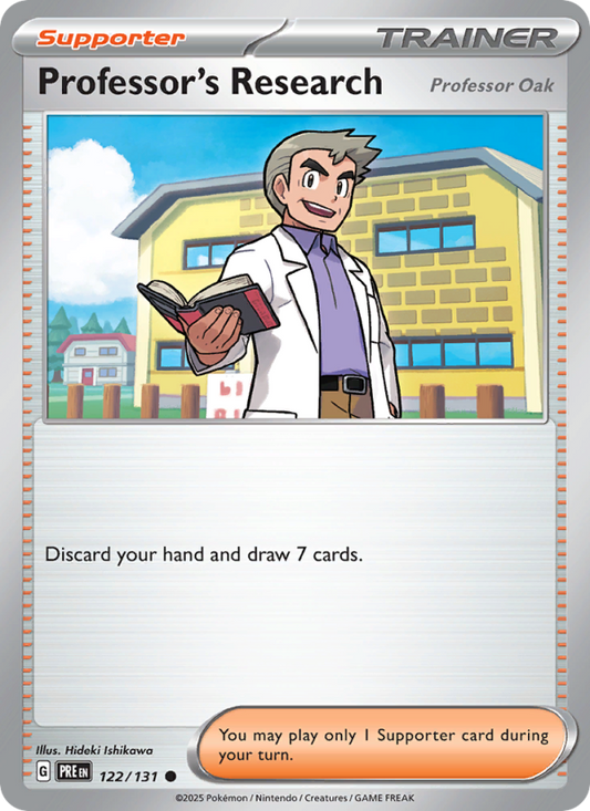Professor's Research (122/131) Reverse Holo card image