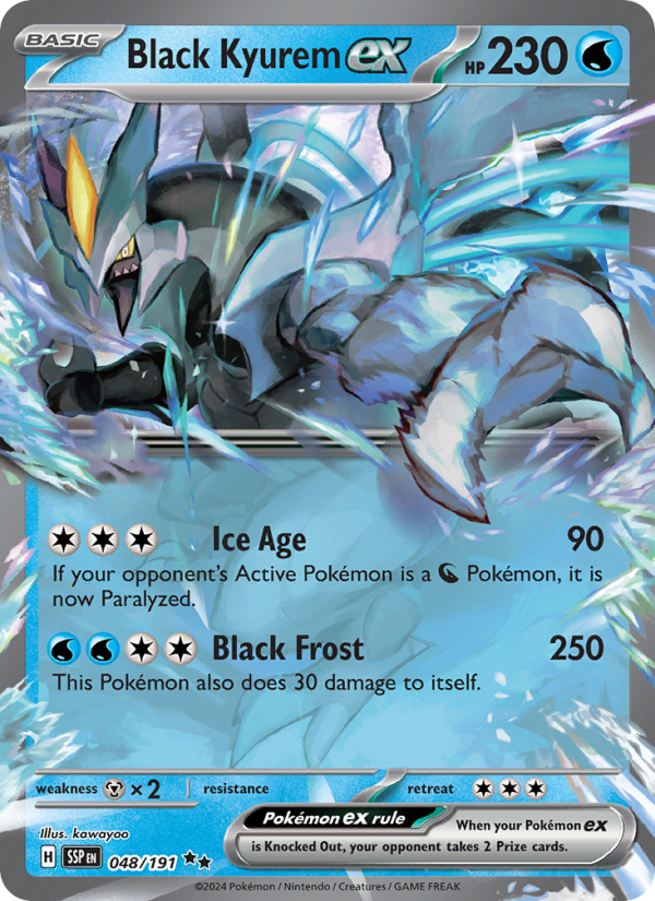 Black Kyurem ex (048/191) Holographic card image