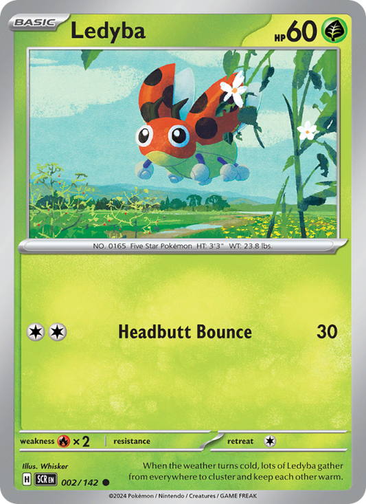 Ledyba (002/142) Reverse Holo card image