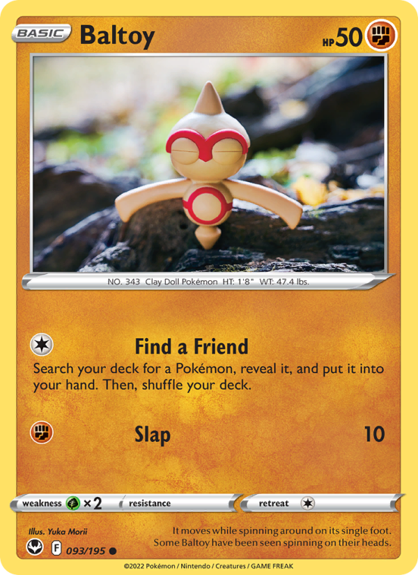 Baltoy (093/195) Reverse Holo card image