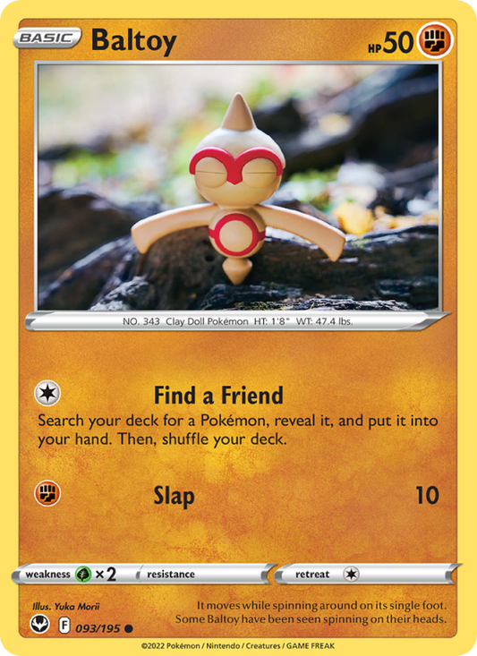 Baltoy (093/195) Reverse Holo card image