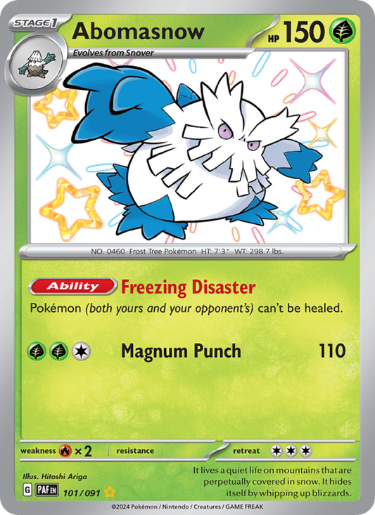 Abomasnow (101/91) Holographic card image