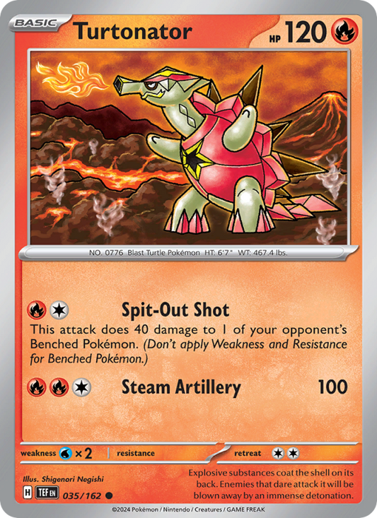 Turtonator (035/162) Reverse Holo card image