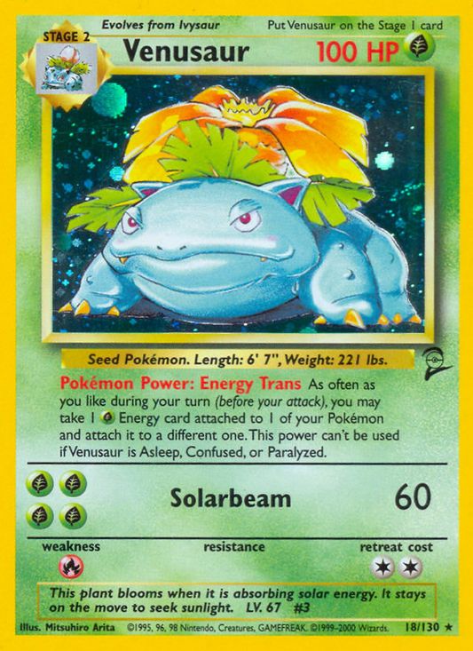 Venusaur (018/130) Reverse Holo card image