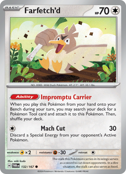 Farfetch'd (132/167) Reverse Holo card image