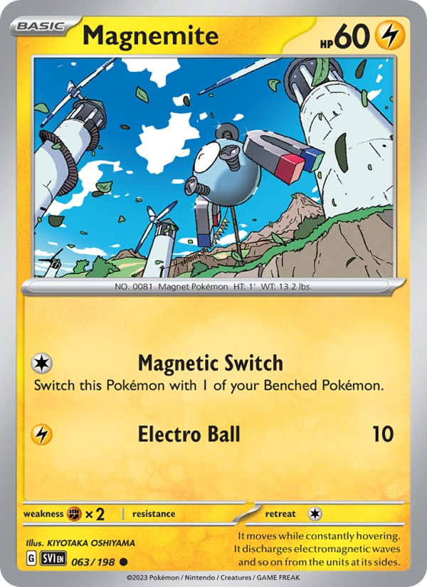 Magnemite (063/198) Reverse Holo card image