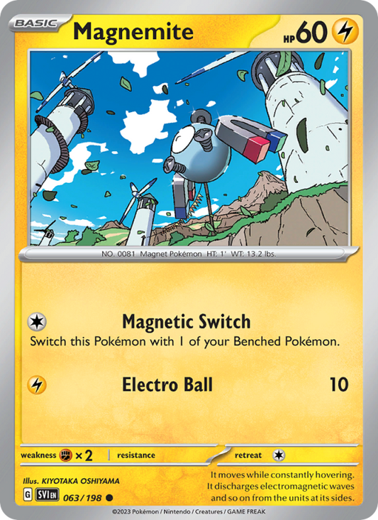 Magnemite (063/198) Reverse Holo card image