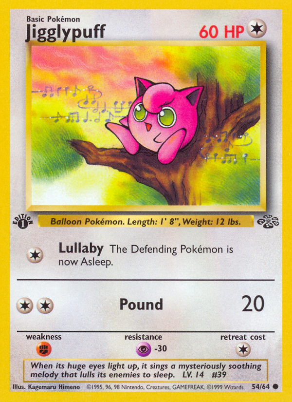 Jigglypuff (054/64) Reverse Holo card image