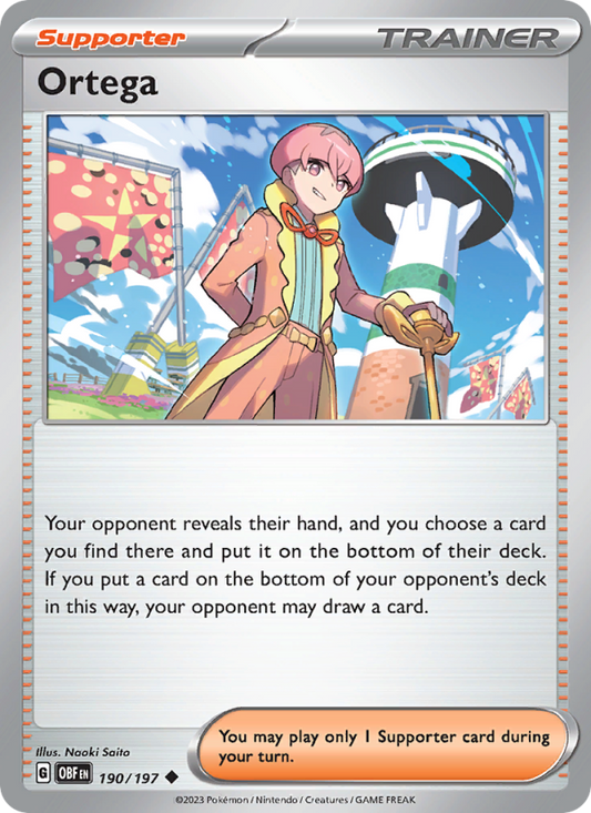 Ortega (190/197) Reverse Holo card image