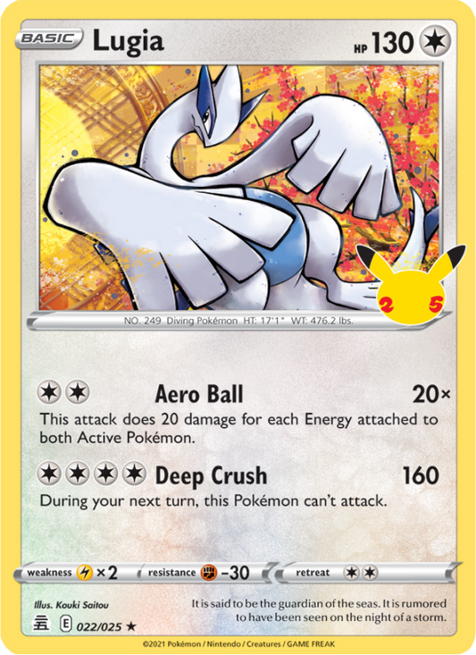 Lugia (022/25) Holographic card image