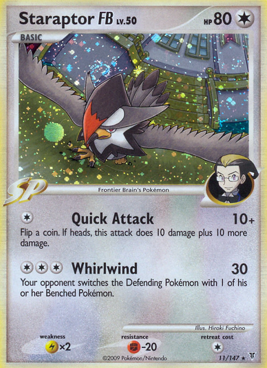 Staraptor FB (011/147) Reverse Holo card image