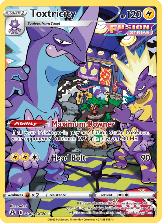Toxtricity (GG09/159) Holographic card image