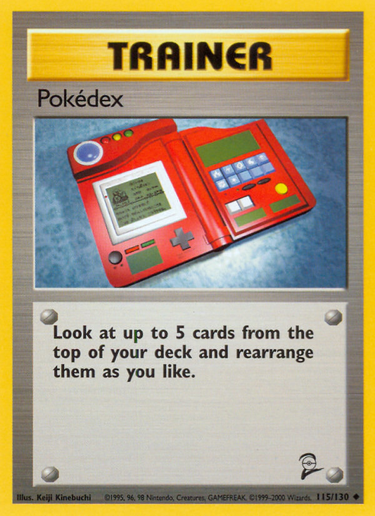 Pokédex (115/130) Reverse Holo card image