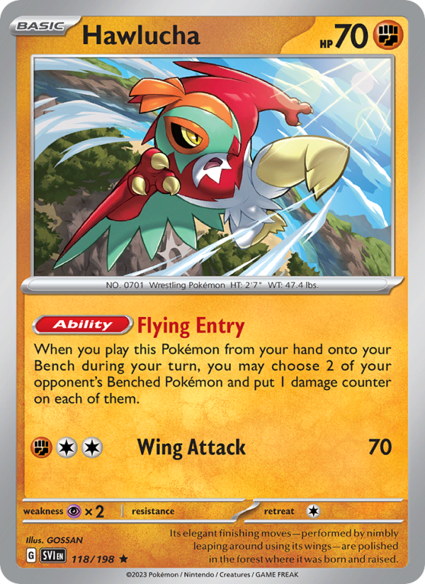 Hawlucha (118/198) Holographic card image