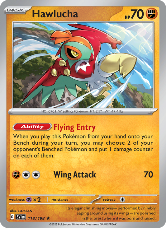 Hawlucha (118/198) Holographic card image