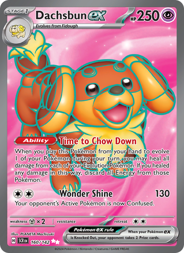 Dachsbun ex (160/142) Holographic card image