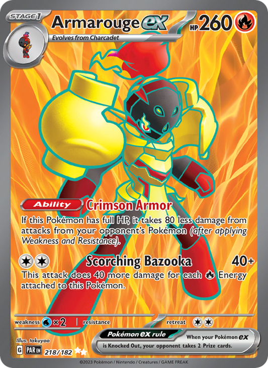 Armarouge ex (218/182) Holographic card image