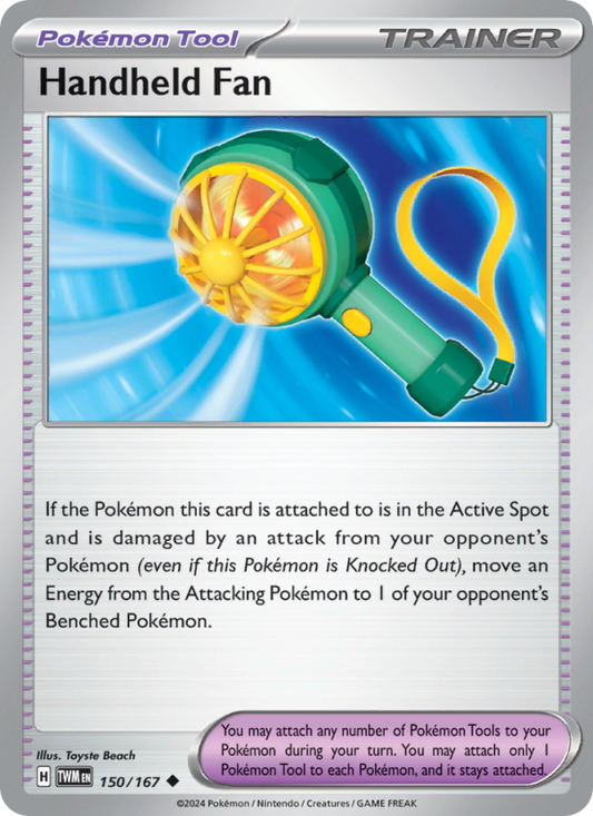 Handheld Fan (150/167) Reverse Holo card image