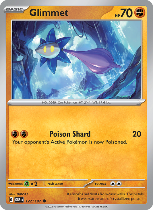 Glimmet (122/197) Reverse Holo card image