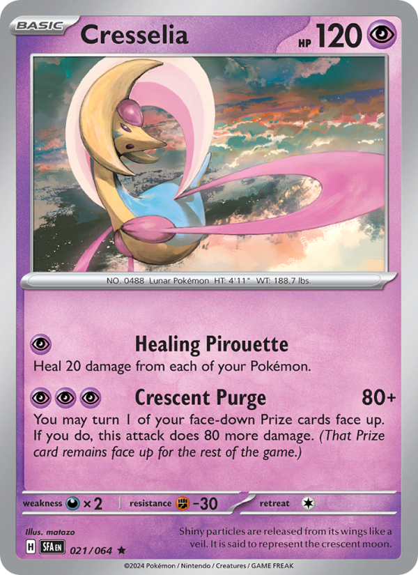 Cresselia (021/64) Reverse Holo card image