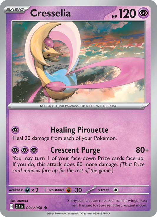 Cresselia (021/64) Reverse Holo card image