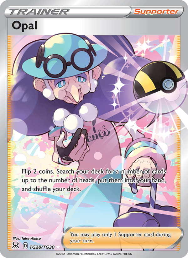 Opal (TG28/196) Holographic card image