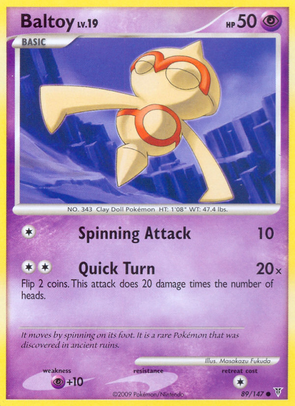 Baltoy (089/147) Reverse Holo card image