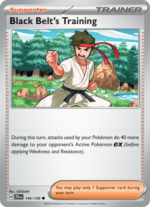 Black Belt's Training (144/159) Reverse Holo card image
